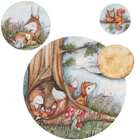 Fox Hollow – Tapeta Koło Standard