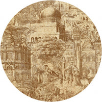 Gulliver Rust – Tapeta Koło Standard