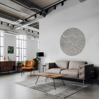 Breslau Grey – Tapeta Koło Standard