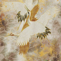 Beige Tsuru – Tapeta Łuk Standard