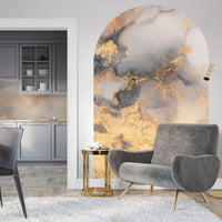 Dolce Vita Grey&Gold – Tapeta Łuk Standard