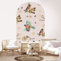 Uccello Cantante Pink – Tapeta Łuk Standard