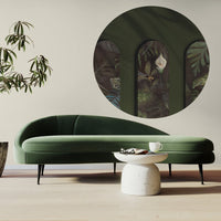 Libra Olive Calla – Tapeta Koło Standard