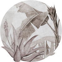 Rainforest Beige – Tapeta Koło Standard