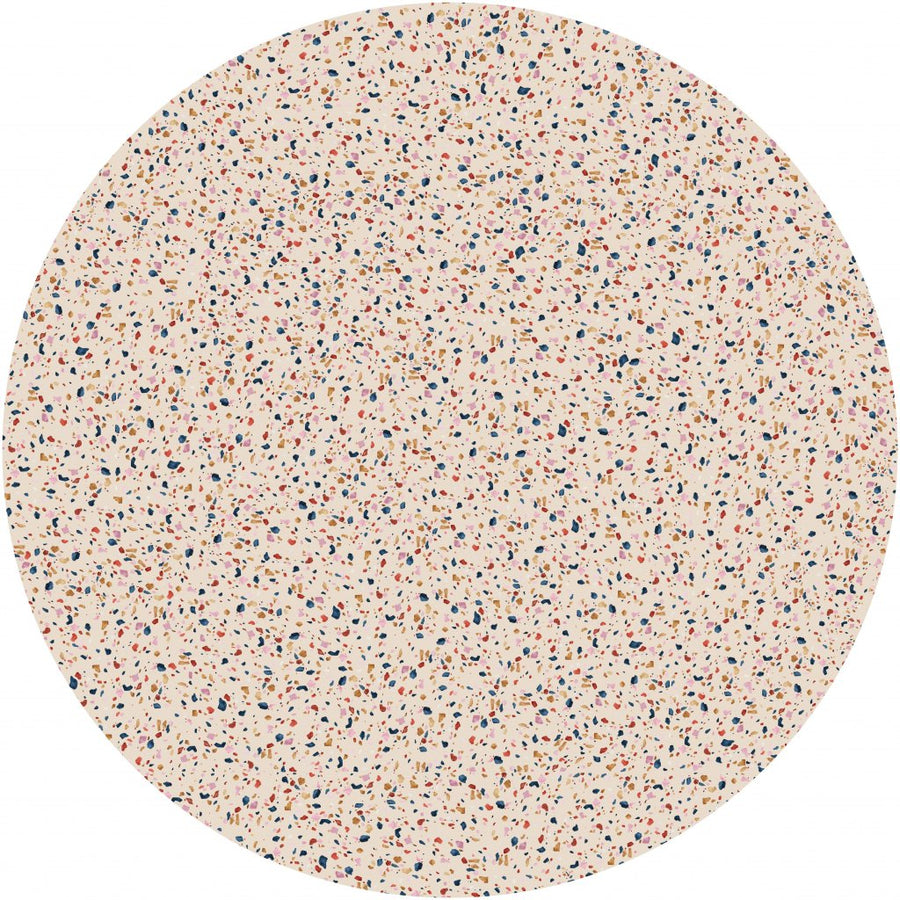 Terrazzo Pink – Tapeta Koło Standard