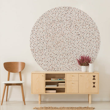 Terrazzo Rust – Tapeta Koło Standard