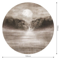 Tramonto – Tapeta Koło Standard