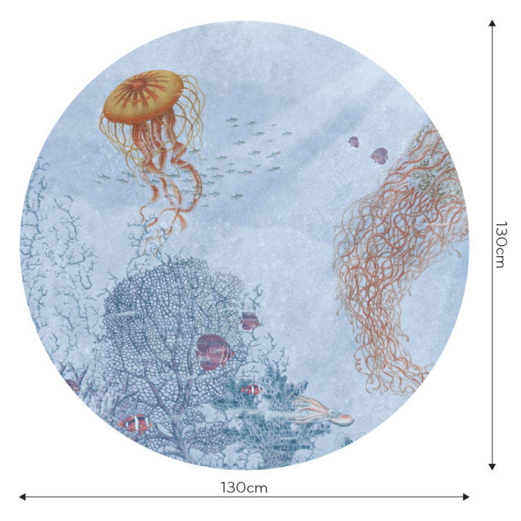 Water Life Saturated II – Tapeta Koło Standard