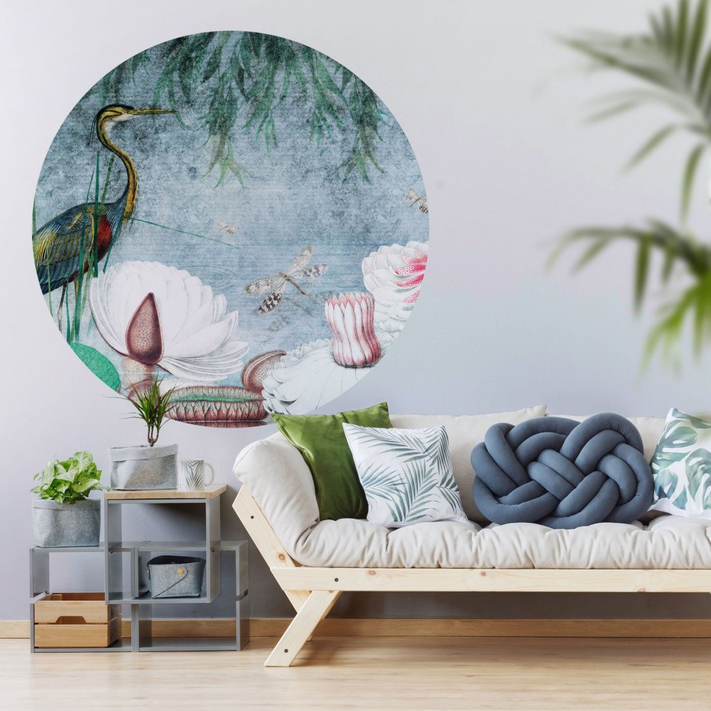 Water Lily – Tapeta Koło Standard