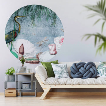 Water Lily – Tapeta Koło Standard