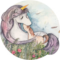 Wild Unicorn I – Tapeta Koło Standard
