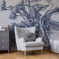 Blue Flower – Tapeta na wymiar