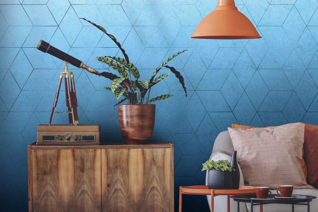 Blue Ombre Fusion – Tapeta na wymiar