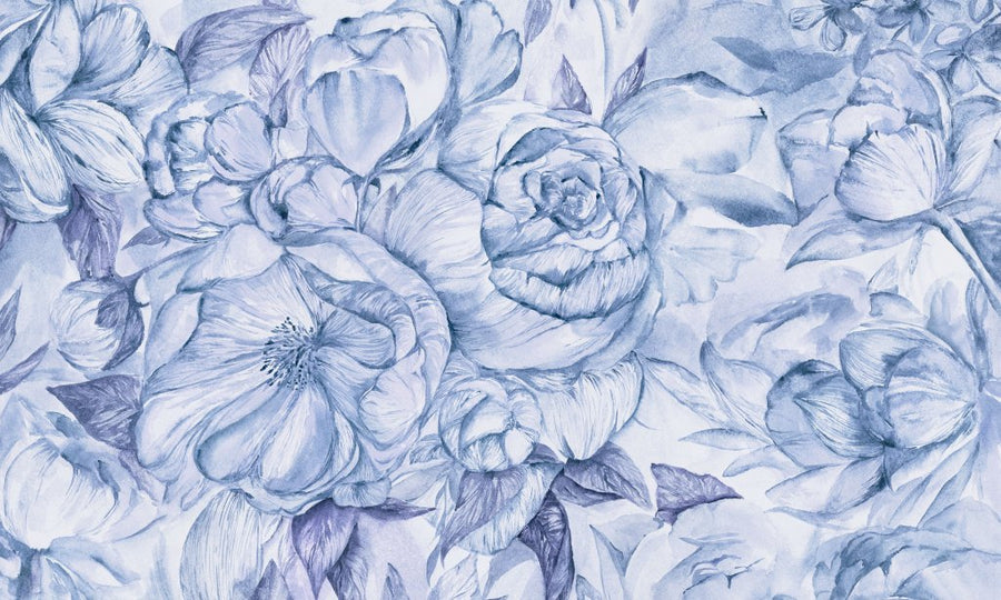 Brassica Blue – Tapeta na wymiar