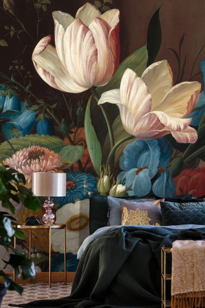 Dark Tulip – Tapeta na wymiar