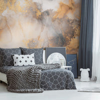 Dolce Vita Grey&Gold – Tapeta na wymiar