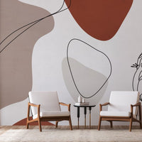 Layla Taupe – Tapeta na wymiar