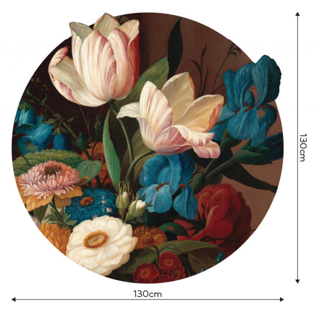 Dark Tulip – Tapeta Koło Standard