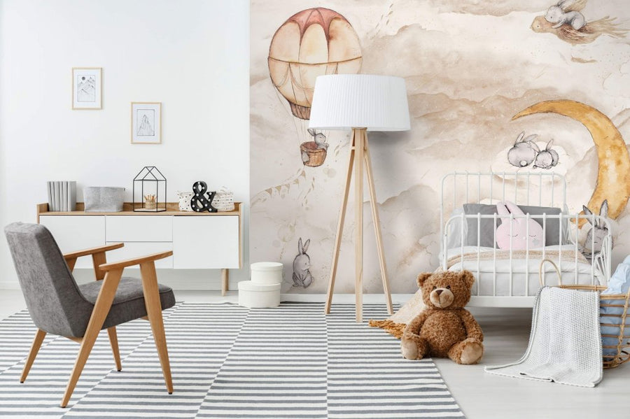 Moonie Beige – Tapeta na wymiar