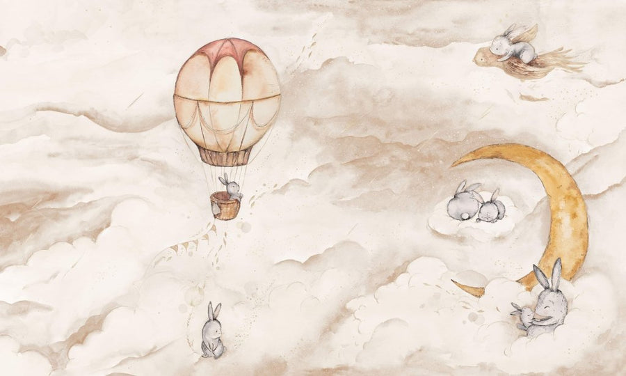 Moonie Beige – Tapeta na wymiar