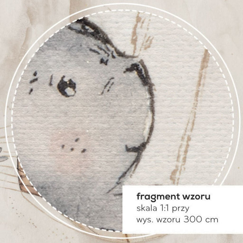 Moonie Beige – Tapeta na wymiar