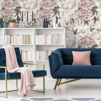 Peony Saturated – Tapeta na wymiar