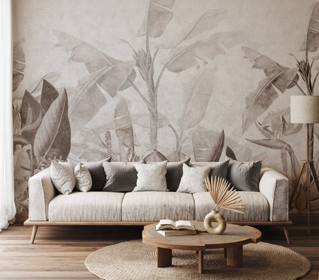 Rainforest Beige – Tapeta na wymiar