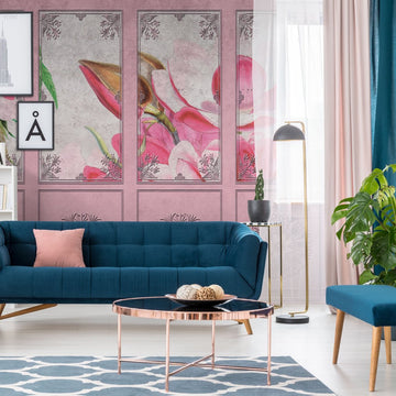 Refined Pink Magnolia – Tapeta na wymiar