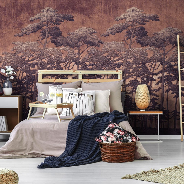 Secret Forest Rust – Tapeta na wymiar