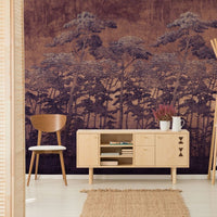 Secret Forest Rust – Tapeta na wymiar