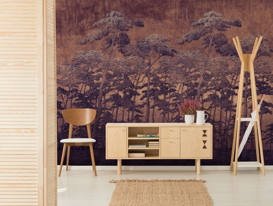 Secret Forest Rust – Tapeta na wymiar