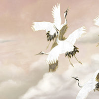 Taupe Tsuru – Tapeta na wymiar