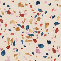 Terrazzo Pink – Tapeta na wymiar