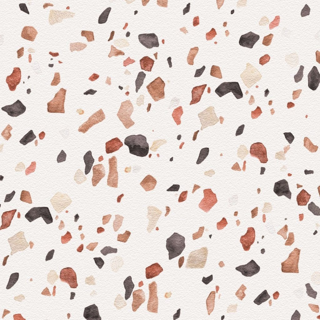 Terrazzo Rust – Tapeta na wymiar