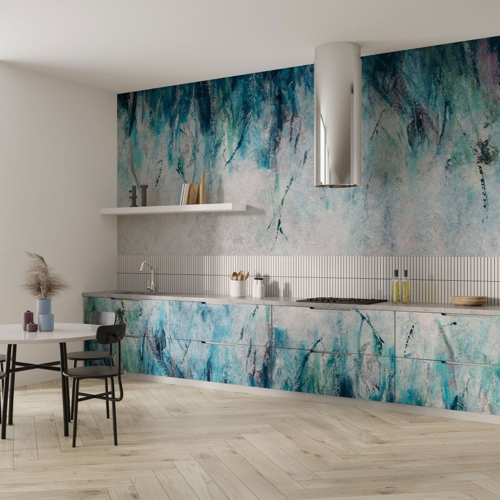 Tosca Blue – Tapeta na wymiar