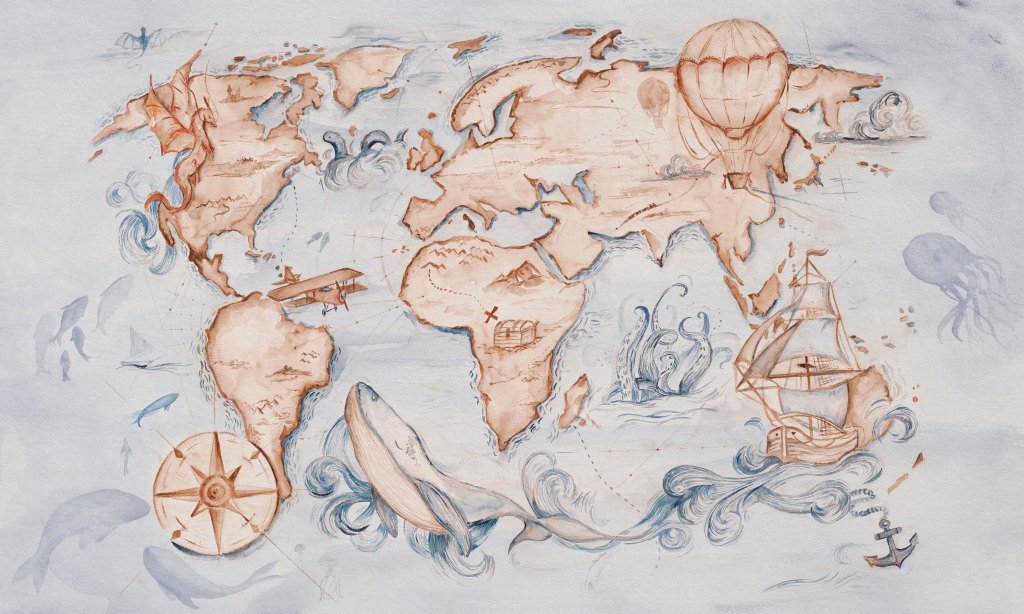 Whale Tale – Tapeta na wymiar