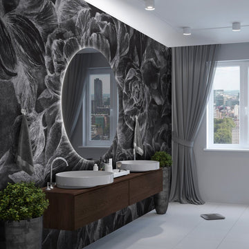 Brassica Dark – Tapeta w rolkach