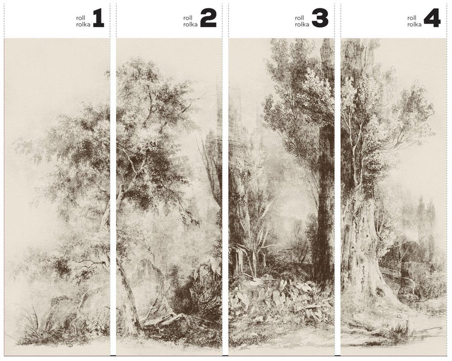 Calm Beige – Tapeta w rolkach