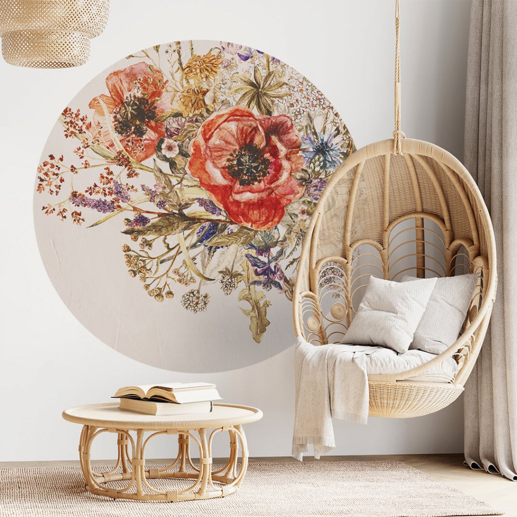 Fiori Due – Tapeta Koło Standard