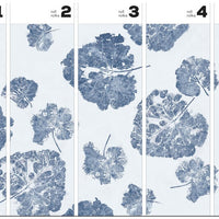Foglia Navy – Tapeta w rolkach
