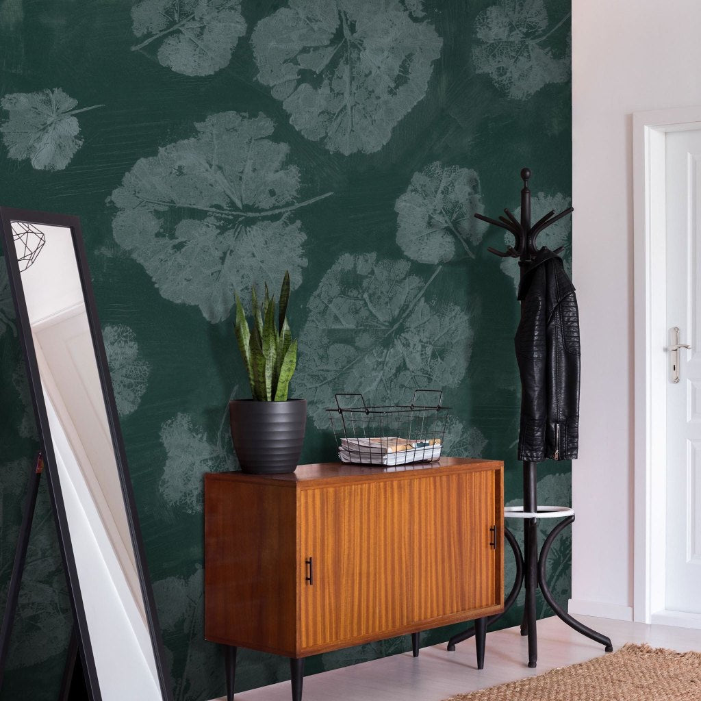 Foglia Sage – Tapeta w rolkach