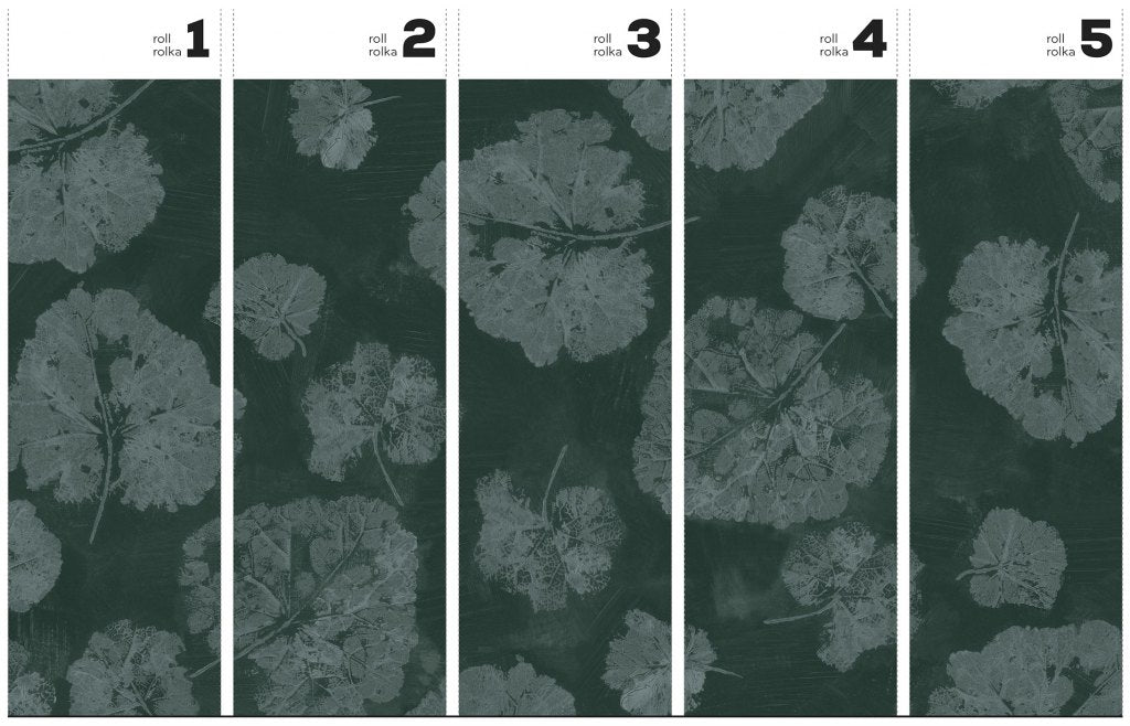 Foglia Sage – Tapeta w rolkach