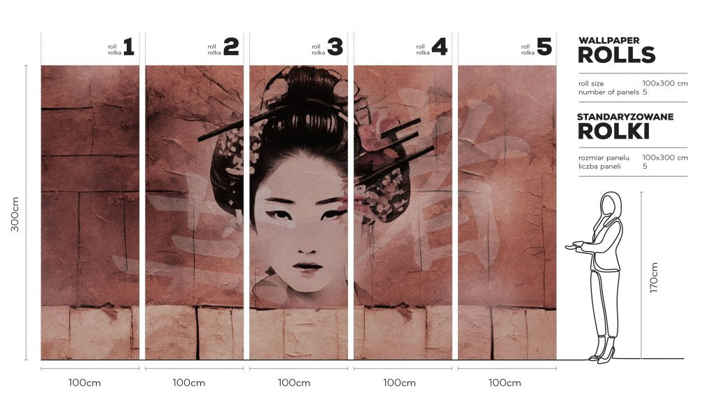 Geisha – Tapeta w rolkach