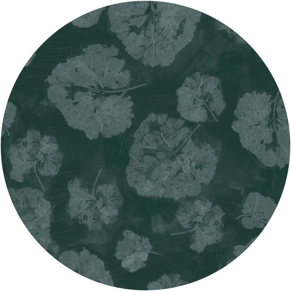 Foglia Sage – Tapeta Koło Standard