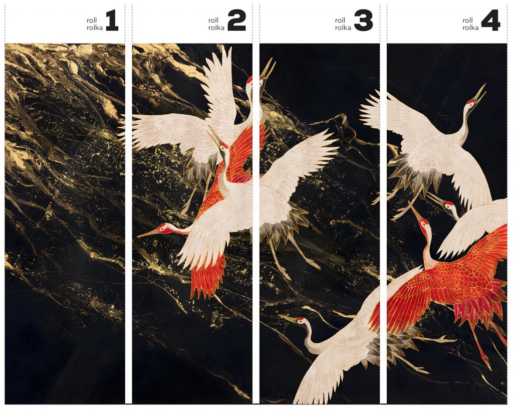 Glory Tsuru – Tapeta w rolkach