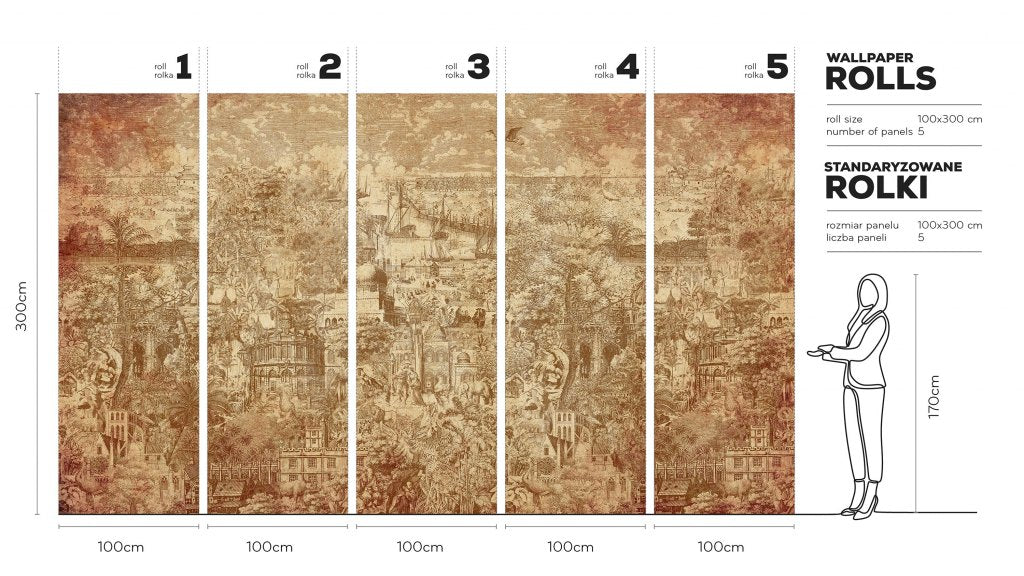 Gulliver Rust – Tapeta w rolkach