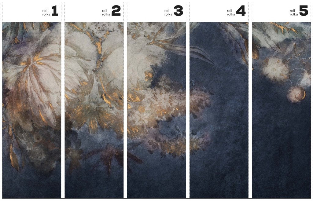 Harmony Blue – Tapeta w rolkach