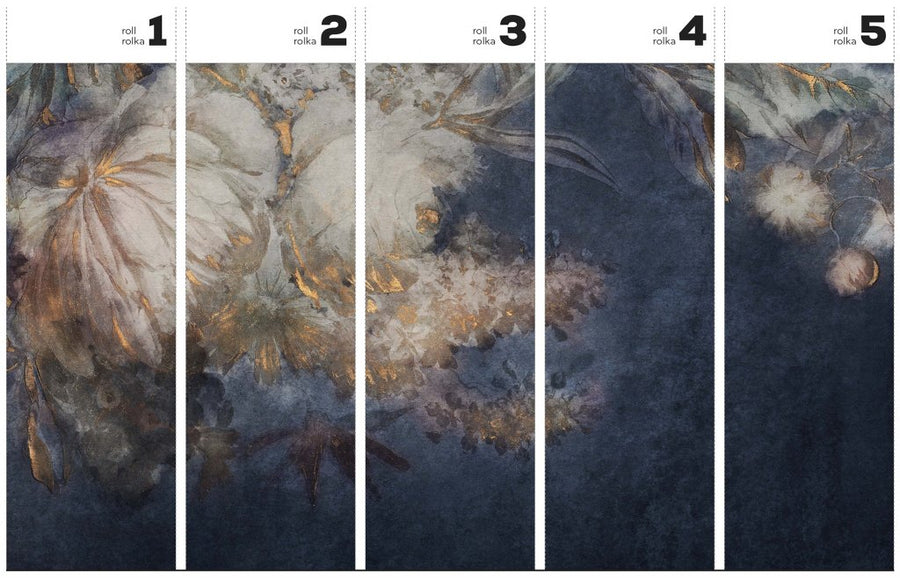 Harmony Blue – Tapeta w rolkach