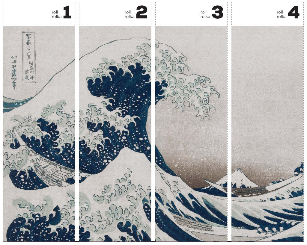 Hokusai – Tapeta w rolkach
