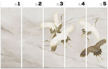 Ivory Tsuru – Tapeta w rolkach